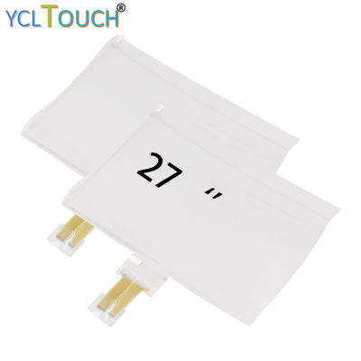 Transparent capacitive touch foil film