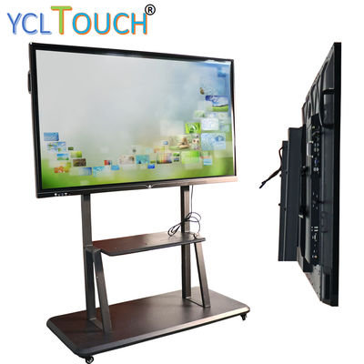 Interactive flat panel display