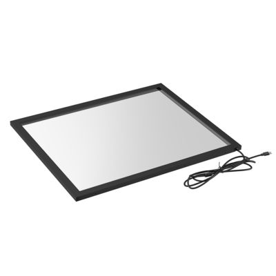 Open frame touch screen overlay for kiosk housings