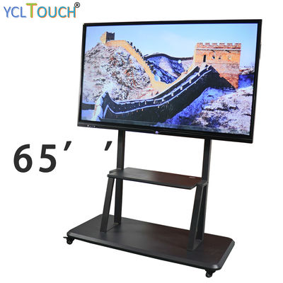 65 inch touch display with infrared overlay frame